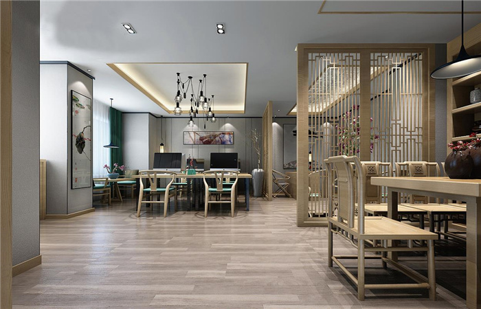 盤(pán)點(diǎn)新中式辦公室設(shè)計(jì)案例，感受一下別樣的風(fēng)情魅力！