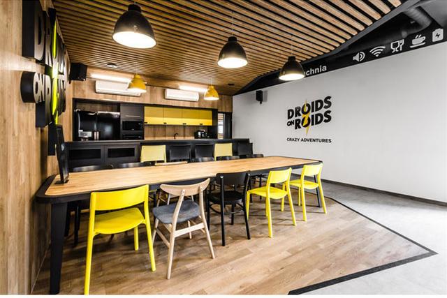 高端辦公室裝修設(shè)計經(jīng)典案例:波蘭Droids科技公司辦公室設(shè)計