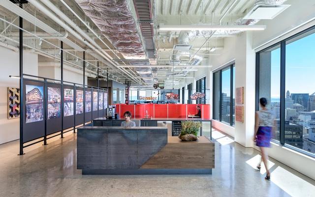 樂享純凈藍(lán)天白云之境！在Gensler設(shè)計(jì)公司辦公室工作倍兒