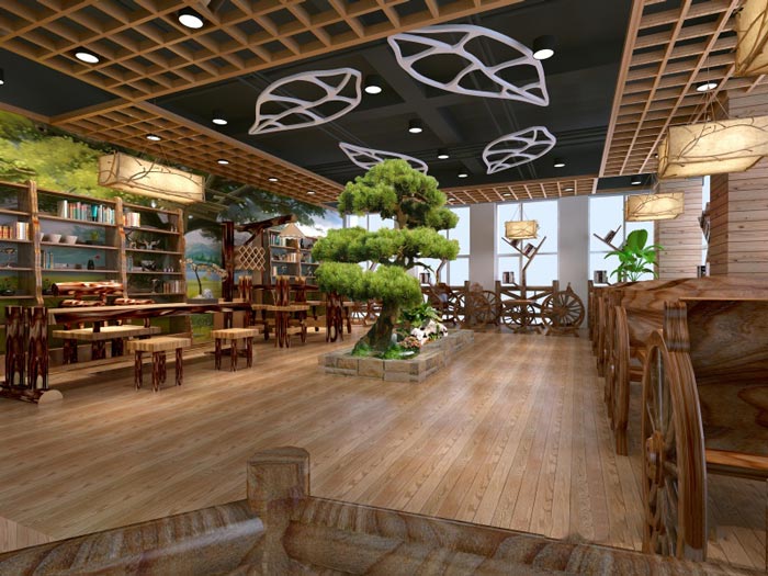 中式辦公室裝修，古樸典雅不過時(shí)！