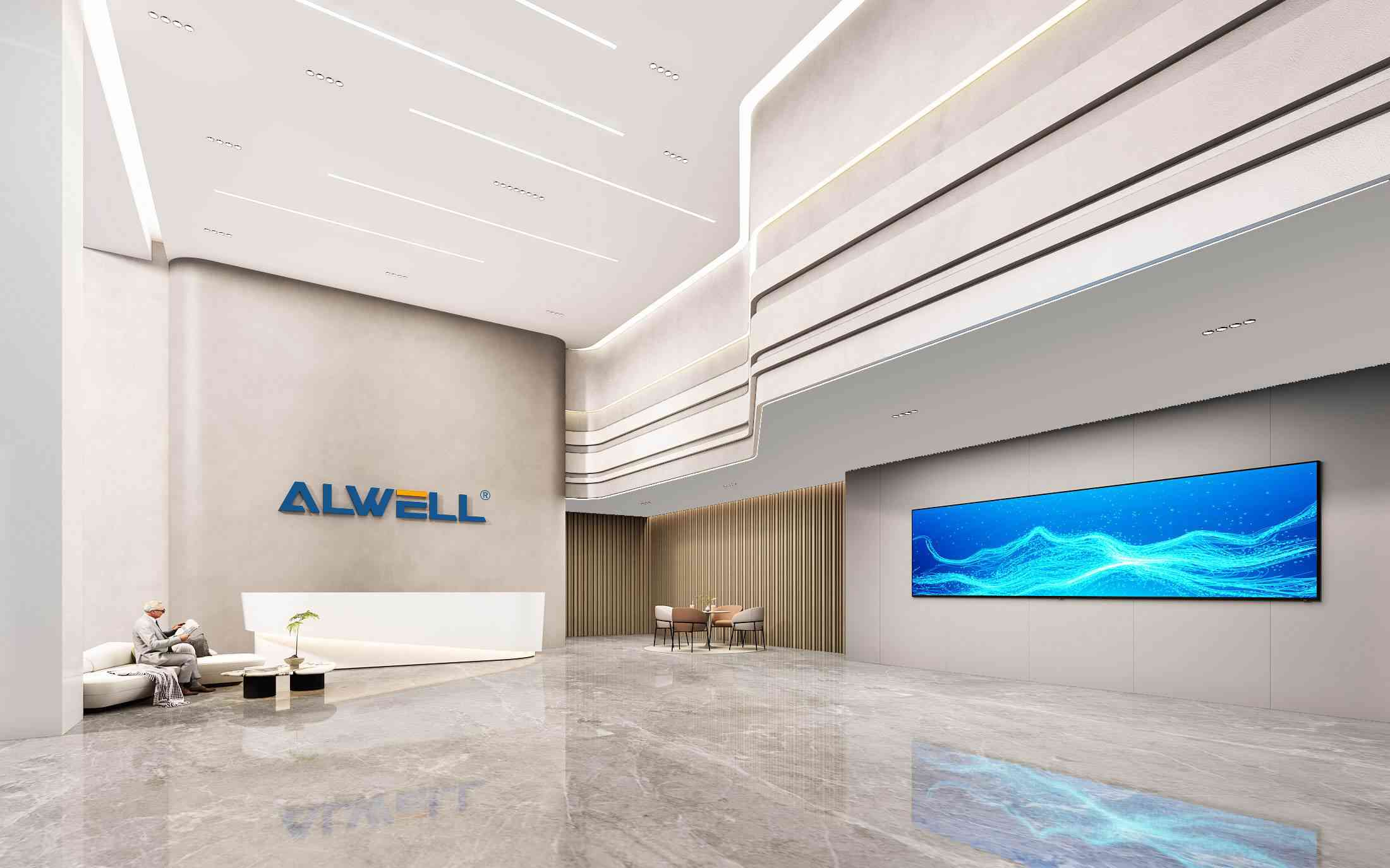 ?上海耀舜機電設(shè)備公司辦公室裝修案例效果圖